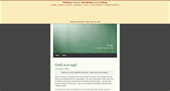 Desktop Screenshot of emily.tripawds.com