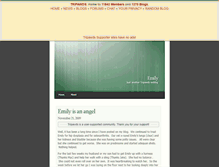 Tablet Screenshot of emily.tripawds.com