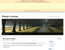 Tablet Screenshot of champ.tripawds.com