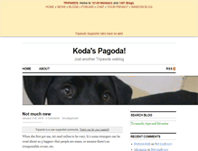 Tablet Screenshot of kodaspagoda.tripawds.com
