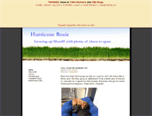 Tablet Screenshot of hurricanerosie.tripawds.com