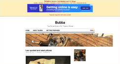 Desktop Screenshot of boxerbubba.tripawds.com