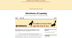 Desktop Screenshot of lupepod.tripawds.com