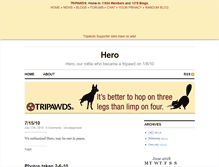 Tablet Screenshot of hero.tripawds.com