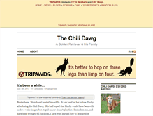 Tablet Screenshot of chilidawg.tripawds.com