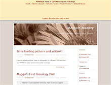 Tablet Screenshot of maggiesfamily.tripawds.com
