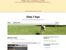 Tablet Screenshot of gilliananddizzy.tripawds.com