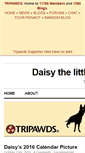 Mobile Screenshot of daisydogger.tripawds.com