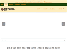 Tablet Screenshot of gear.tripawds.com