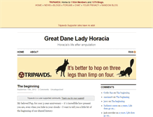 Tablet Screenshot of horacia.tripawds.com