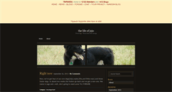 Desktop Screenshot of lifeofjojo.tripawds.com