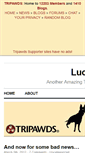 Mobile Screenshot of luckypup.tripawds.com