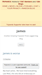 Mobile Screenshot of jamespoodle.tripawds.com
